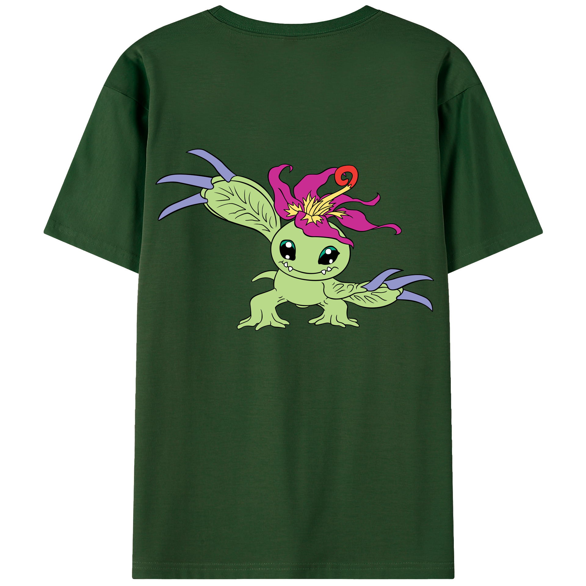 （画像用） Digimon デジタルモンスター/デジモン 綿100％半袖Tシャツ（背面プリント）